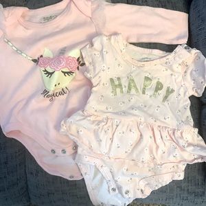 Long sleeve and short sleeve bundle.